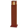 Rusty 70 carree fonte rouillee