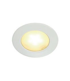 DL 126 LED, encastré rond blanc, 3W LED, blanc chaud, 12V