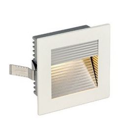 FRAME CURVE LED, encastré carré blanc mat, LED blanc chaud