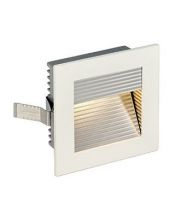 FRAME CURVE LED, encastré carré blanc mat, LED blanc chaud