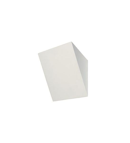 Applique PLASTRA GL 105 TORCH, plâtre blanc, E14, max. 11W
