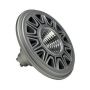 Lampe LED ES111, 3000K, gris argent, 15W COB LED, 38°