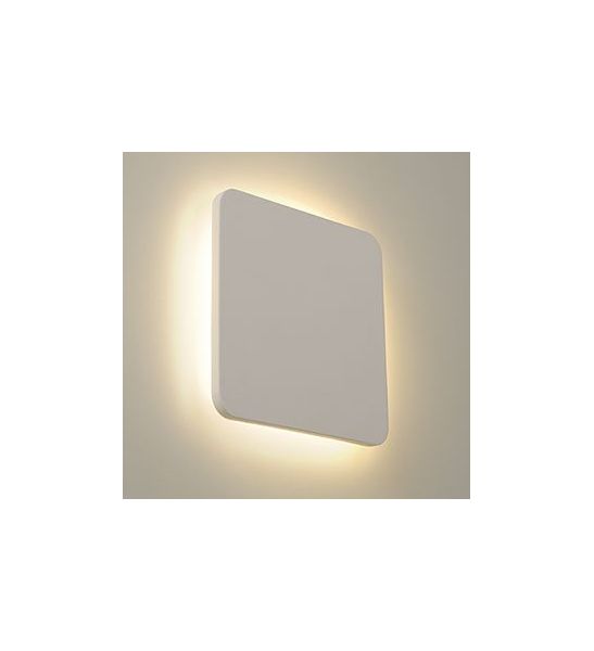 Applique carré en plâtre blanc SLV PLASTRA SQUARE 48 LED